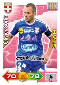 Figurina Olivier Sorlin - FOOT 2011-2012. Adrenalyn XL - Panini