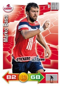 Sticker Marko Basa - FOOT 2011-2012. Adrenalyn XL n. 114 - Panini