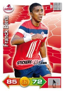 Sticker Franck Béria - FOOT 2011-2012. Adrenalyn XL - Panini