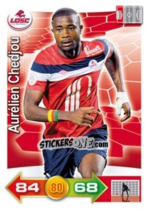 Sticker Aurélien Chedjou - FOOT 2011-2012. Adrenalyn XL n. 116 - Panini