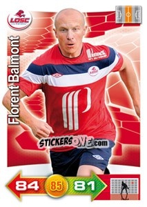 Figurina Florent Balmont - FOOT 2011-2012. Adrenalyn XL n. 117 - Panini