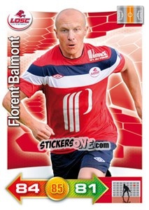 Cromo Florent Balmont - FOOT 2011-2012. Adrenalyn XL - Panini