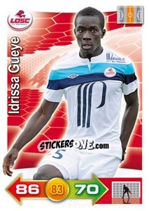 Sticker Idrissa Gueye - FOOT 2011-2012. Adrenalyn XL - Panini