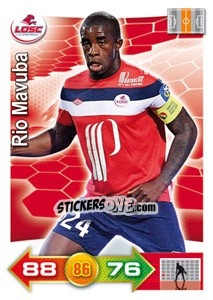 Sticker Rio Mavuba - FOOT 2011-2012. Adrenalyn XL - Panini