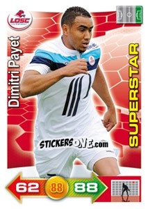 Sticker Dimitri Payet - FOOT 2011-2012. Adrenalyn XL n. 126 - Panini