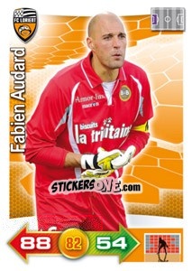 Sticker Fabien Audard - FOOT 2011-2012. Adrenalyn XL n. 129 - Panini