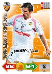 Sticker Pedro Miguel da Silva Rocha - FOOT 2011-2012. Adrenalyn XL - Panini