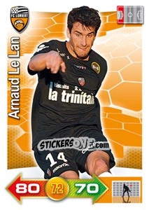 Cromo Arnaud Le Lan - FOOT 2011-2012. Adrenalyn XL n. 132 - Panini