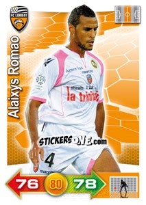 Sticker Alaixys Romao - FOOT 2011-2012. Adrenalyn XL - Panini