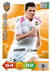 Sticker Julien Quercia - FOOT 2011-2012. Adrenalyn XL - Panini