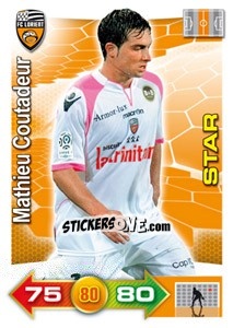 Sticker Mathieu Coutadeur - FOOT 2011-2012. Adrenalyn XL n. 141 - Panini