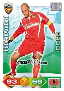 Cromo Fabien Audard - FOOT 2011-2012. Adrenalyn XL - Panini