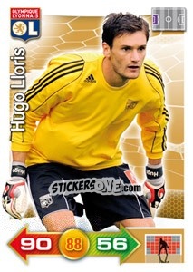 Sticker Hugo Lloris - FOOT 2011-2012. Adrenalyn XL - Panini