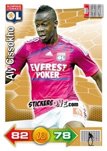 Sticker Aly Cissokho - FOOT 2011-2012. Adrenalyn XL - Panini