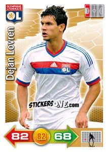 Cromo Dejan Lovren - FOOT 2011-2012. Adrenalyn XL - Panini