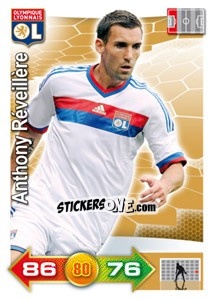 Sticker Anthony Réveillère - FOOT 2011-2012. Adrenalyn XL - Panini