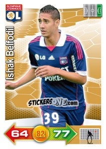 Sticker Ishak Belfodil - FOOT 2011-2012. Adrenalyn XL n. 155 - Panini