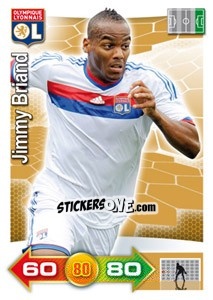 Figurina Jimmy Briand - FOOT 2011-2012. Adrenalyn XL - Panini