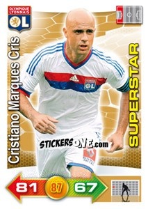 Figurina Cristiano Marques Cris - FOOT 2011-2012. Adrenalyn XL n. 158 - Panini