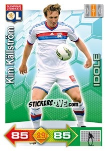 Sticker Kim Källström - FOOT 2011-2012. Adrenalyn XL n. 160 - Panini