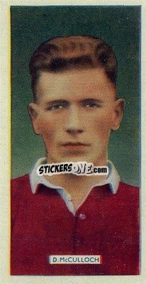 Sticker David McCulloch - Popular Footballers 1936
 - Carreras
