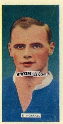 Sticker Fred Worrall - Popular Footballers 1936
 n. 37 - Carreras