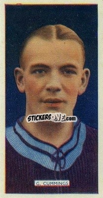 Sticker George Cummings - Popular Footballers 1936
 - Carreras