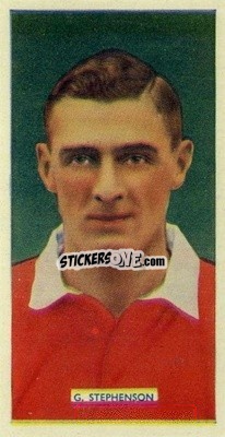 Sticker George Stephenson - Popular Footballers 1936
 - Carreras