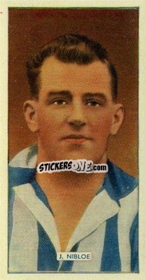 Cromo Joe Nibloe - Popular Footballers 1936
 - Carreras