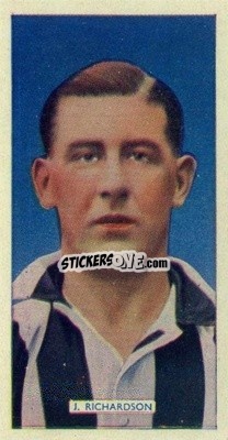 Sticker Joe Richardson - Popular Footballers 1936
 - Carreras