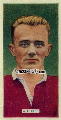 Figurina Sandy Herd - Popular Footballers 1936
 n. 38 - Carreras