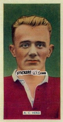 Cromo Sandy Herd - Popular Footballers 1936
 - Carreras