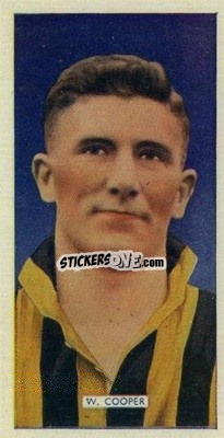 Sticker William Cooper - Popular Footballers 1936
 - Carreras