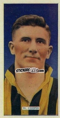 Sticker William Cooper - Popular Footballers 1936
 n. 9 - Carreras