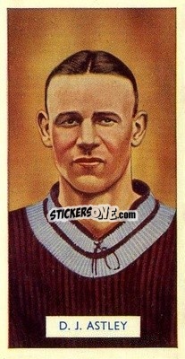 Sticker Dai Astley - Famous Footballers 1935
 - Carreras