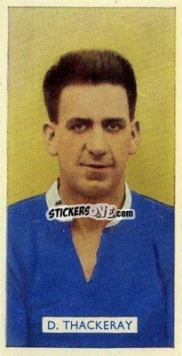 Figurina David Thackeray - Famous Footballers 1935
 - Carreras