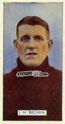 Sticker Jack Brown - Famous Footballers 1935
 - Carreras