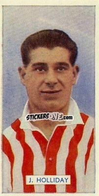 Cromo Jack Holliday - Famous Footballers 1935
 - Carreras