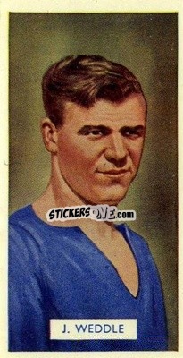 Sticker Jack Weddle - Famous Footballers 1935
 - Carreras