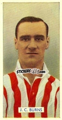 Sticker Jackie Burns - Famous Footballers 1935
 - Carreras
