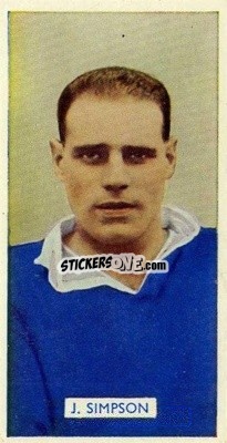 Sticker Jimmy Simpson - Famous Footballers 1935
 - Carreras