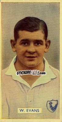 Sticker Willie Evans - Famous Footballers 1935
 - Carreras