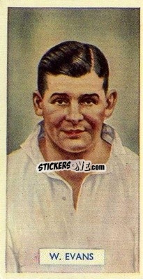 Sticker Willie Evans - Famous Footballers 1935
 - Carreras