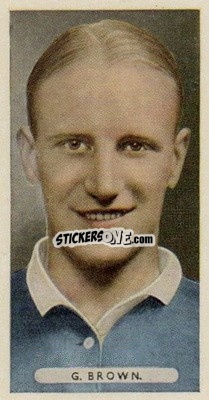 Sticker George Brown - Famous Footballers 1934
 n. 43 - Ardath
