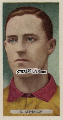 Sticker George Stevenson - Famous Footballers 1934
 - Ardath
