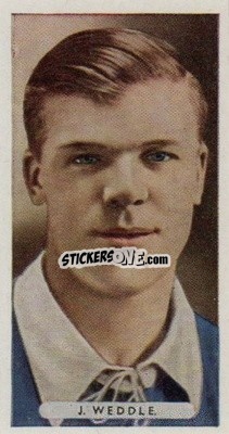 Sticker Jack Weddle - Famous Footballers 1934
 - Ardath
