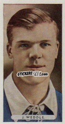 Sticker Jack Weddle - Famous Footballers 1934
 n. 22 - Ardath
