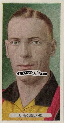 Sticker James McClelland - Famous Footballers 1934
 - Ardath
