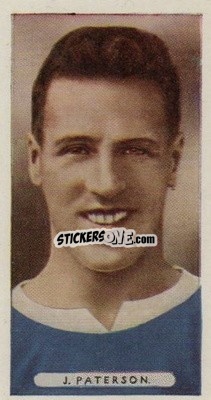 Cromo John Paterson - Famous Footballers 1934
 - Ardath
