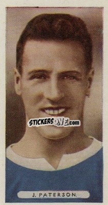 Sticker John Paterson - Famous Footballers 1934
 n. 21 - Ardath
